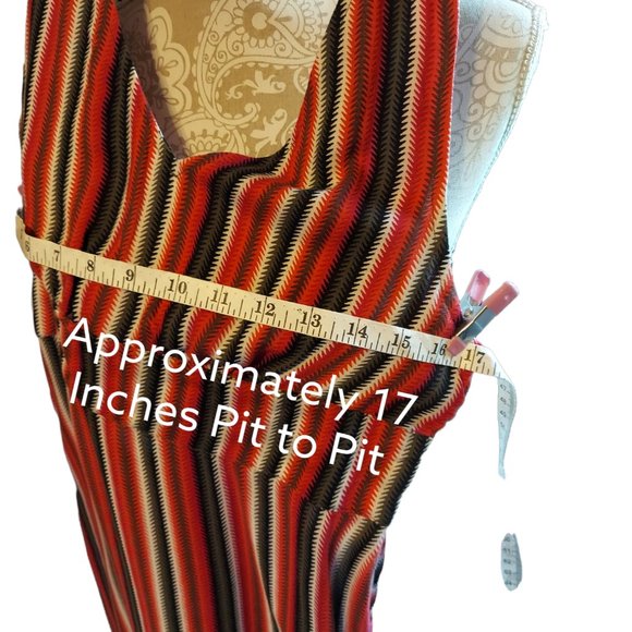 Casual Sleeveless V Neckline Dress Women's Size P/S - Picture 4 of 5